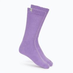 Skarpety damskie JOYINME Ground Yourself. Fioletowe skarpety damskie Joy in me, bez wzorów, z bawełny. Za 39.99 zł.