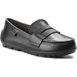 Mokasyny GEOX - J New Fast B. A J746CA 00043 C9999 M Black. Półbuty chłopięce marki Geox. W wyprzedaży za 199.00 zł.
