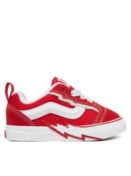 Vans Tenisówki Knu Skool Elastic Lace Bo VN000YZYIZQ1 Czerwony. Czerwone trampki i tenisówki chłopięce Vans, bez wzorów, z materiału, bez zapięcia. Za 239.99 zł.