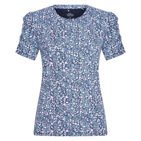 Koszulka damska Imperial Riding Strike a pose Flower. Niebieskie t-shirty damskie IMPERIAL RIDING, l, bez wzorów, z materiału, eleganckie, bez kołnierzyka. Za 116.50 zł.