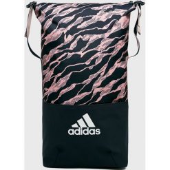 Adidas Performance - Plecak. Czarne plecaki damskie adidas Performance, w paski, z materiału. W wyprzedaży za 129.90 zł.