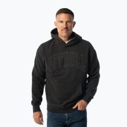 Bluza męska Pitbull Orlando Hooded. Szare bluzy sportowe męskie PITBULL, m, bez wzorów, z bawełny, bez kaptura, na fitness i siłownię. Za 239.99 zł.
