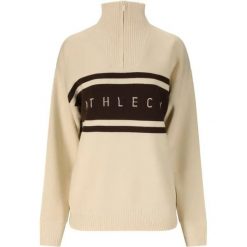 Sweter damski Athlecia Yiruma. Białe swetry damskie Athlecia, s, bez wzorów, eleganckie, bez kołnierzyka, bez ramiączek, bez kaptura. Za 342.00 zł.