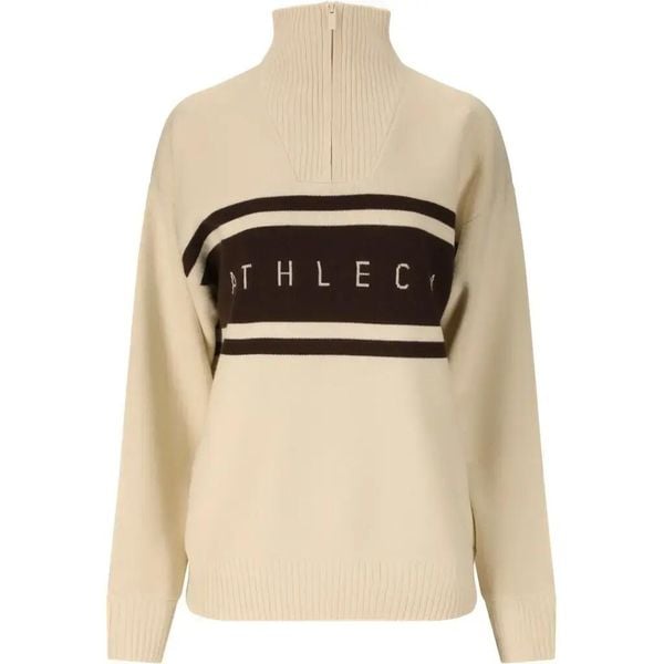 Sweter damski Athlecia Yiruma. Białe swetry damskie Athlecia, s, bez wzorów, eleganckie, bez kołnierzyka, bez ramiączek, bez kaptura. Za 342.00 zł.