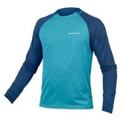 Dżersej z długim rękawem Endura SingleTrack. Niebieskie buty sportowe męskie ENDURA, z dżerseju, bez zapięcia, rowerowe. Za 199.00 zł.