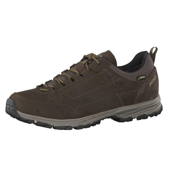 Buty turystyczne męskie niskie Meindl Durban z membrana Gore-Tex. Brązowe trekkingi męskie Meindl, trekkingowe, gore-tex. Za 828.90 zł.