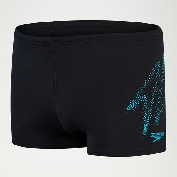 Spodenki kąpielówki męskie Speedo Hyperboom. Czarne kąpielówki męskie Speedo, m, bez wzorów, z materiału, na fitness i siłownię. Za 79.99 zł.