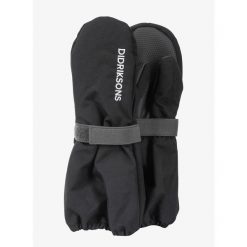 Rękawiczki dziecięce Didriksons Biggles Mittens. Czarne rękawiczki dziecięce Didriksons, bez wzorów. Za 89.99 zł.