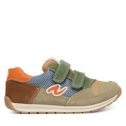 Sneakersy Naturino. Zielone trampki i tenisówki chłopięce Naturino, bez wzorów, bez zapięcia. Za 409.99 zł.