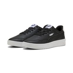 Buty sportowe damskie Puma Court Lally. Białe obuwie sportowe damskie Puma, bez wzorów, z materiału, trekkingowe. Za 290.00 zł.