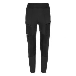 Spodnie turystyczne damskie Salewa Puez DRY Resp W Cargo Tights. Czarne legginsy damskie Salewa, s, bez wzorów, z materiału, trekkingowe. Za 606.05 zł.