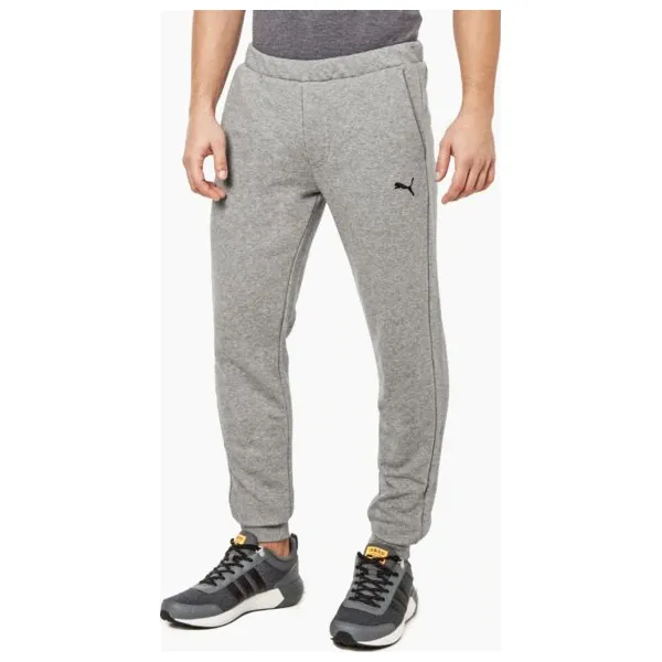 Puma Spodnie Ess Sweat Slim , szary, rozmiar M. Szare spodnie sportowe męskie Puma, m, bez wzorów, z bawełny, na fitness i siłownię. W wyprzedaży za 129.99 zł.