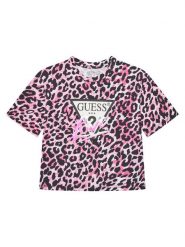 Guess T-Shirt J5YI07 K6YW4 Różowy Regular Fit. Czerwone t-shirty i topy dla dziewczynek Guess, z aplikacjami, z bawełny, bez ramiączek. Za 89.99 zł.