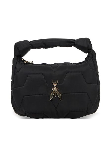 Patrizia Pepe Torebka 8B0223/A520-K103 Czarny. Czarne torebki do ręki damskie Patrizia Pepe, bez wzorów, z materiału, bez dodatków. Za 529.99 zł.