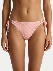 Guess Dół od bikini E6GO06 MC04R Różowy. Czerwone bikini damskie Guess, m, z aplikacjami. Za 239.99 zł.