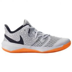 Buty siatkarskie męskie Nike React Hyperspeed Court S.e. Szare buty sportowe męskie Nike, z materiału, bez zapięcia, do siatkówki. Za 399.99 zł.