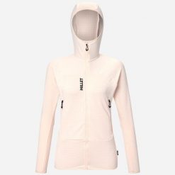 Bluza turystyczna damska Millet Fusion Grid Hoodie active fit Polartec PowerGrid. Niebieskie bluzy damskie Millet, s, bez wzorów, z elastanu, z kapturem. Za 519.00 zł.