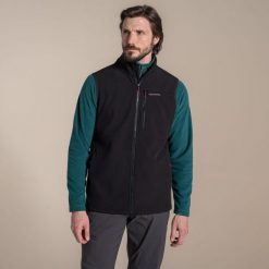 Kurtka turystyczna Craghoppers Altis II. Czarne kurtki męskie Craghoppers, na zimę, m, bez wzorów, bez kaptura. Za 393.30 zł.