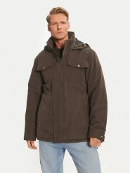 Wrangler Kurtka zimowa 112358096 Brązowy Regular Fit. Brązowe kurtki męskie Wrangler, na zimę, m, bez wzorów, z syntetyku, bez kaptura. Za 409.99 zł.