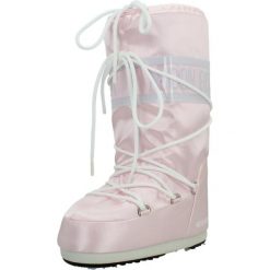 Buty MOON BOOT MB ICON Rose. Czerwone śniegowce i trapery damskie Moon Boot, z tkaniny. Za 1,143.99 zł.