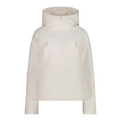 Damska kurtka z kapturem CMP. Białe kurtki sportowe damskie CMP, bez wzorów, z kapturem, trekkingowe. Za 670.00 zł.