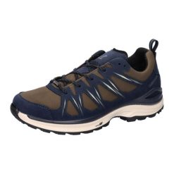 Półbuty LOWA INNOX EVO II GTX. Niebieskie półbuty na co dzień męskie Lowa, z gore-texu, sportowe, bez zapięcia. Za 796.75 zł.