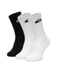 Quiksilver Skarpety długie CEO_BR_QUIK_2042_W_AW25 (3 PACK) Biały. Białe skarpety damskie Quiksilver, bez wzorów, z bawełny. Za 39.99 zł.