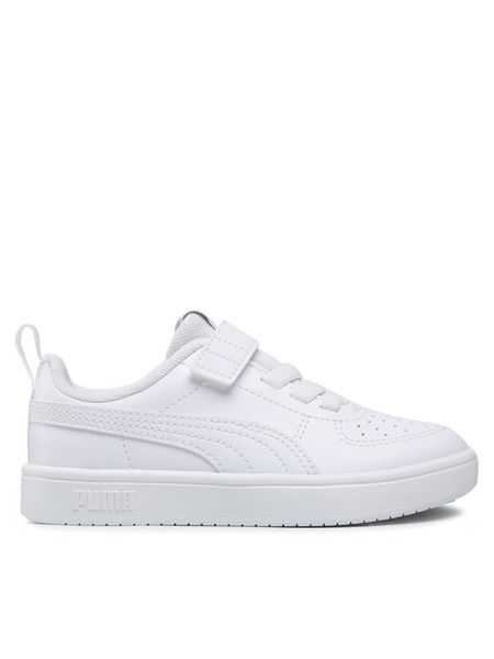 Puma Sneakersy Rickie Ac Ps 385836 01 Biały. Białe buty sportowe dziewczęce Puma, bez wzorów, ze skóry, bez zapięcia. Za 119.99 zł.