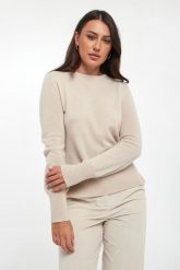 Sweter damski kaszmirowy Bozza MARELLA MONOCHROME. Swetry damskie Marella, l, bez wzorów, z kaszmiru, bez kołnierzyka, bez ramiączek, bez kaptura. Za 1,309.00 zł.