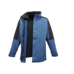 Parka 3 w 1 Regatta Defender III. Niebieskie kurtki sportowe męskie Regatta, s, bez wzorów, z softshellu, trekkingowe. Za 453.00 zł.
