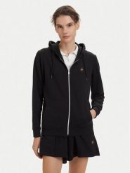 Beverly Hills Polo Club Bluza P-SS26W-F546540 Czarny Regular Fit. Czarne bluzy damskie Beverly Hills Polo Club, xs, bez wzorów, z bawełny, bez kaptura. Za 154.99 zł.