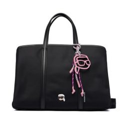 Torebka KARL LAGERFELD. Czarne torebki do ręki damskie KARL LAGERFELD, bez wzorów, klasyczne, bez dodatków. Za 799.99 zł.