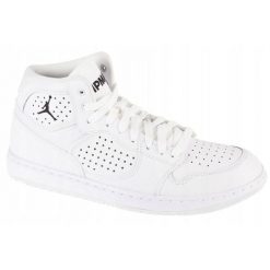 Męskie Skórzane Buty Treningowe Jordan Access Full Grain Leather. Białe buty sportowe męskie Nike, bez zapięcia. Za 729.99 zł.