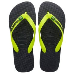 Klapki Havaianas Model 4110850 Kolor Czarny. Czarne klapki damskie Havaianas, bez wzorów, z gumy, bez obcasa. Za 155.99 zł.