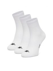 Kappa Skarpety długie CEO_KR_FRESH_SS26 (3-PACK) Biały. Białe skarpety damskie Kappa, bez wzorów, z bawełny. Za 34.99 zł.