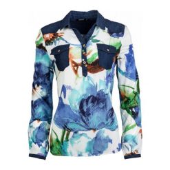 Desigual Bluzka Damska M Niebieski. Bluzki damskie Desigual. W wyprzedaży za 255.00 zł.