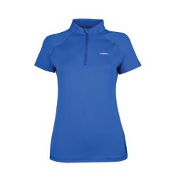 Damska koszulka jeździecka z krótkim rękawem Weatherbeeta Prime. Niebieskie koszulki sportowe damskie WEATHERBEETA, xl, bez wzorów, z materiału, bez kołnierzyka, bez ramiączek, do jazdy konnej. Za 265.50 zł.