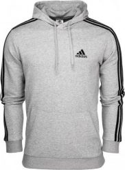 Adidas adidas Essentials Fleece 3-Stripes bluza 084 : Rozmiar - M. Bluzy męskie Adidas, m, bez wzorów, bez kaptura. Za 222.25 zł.