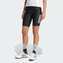 Szorty Essentials 3-Stripes Padded Cycling. Czarne obuwie sportowe damskie Adidas, xl, bez wzorów, z materiału, rowerowe. Za 439.00 zł.