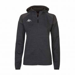 Kurtka damska Kappa Veneziata. Szare kurtki damskie Kappa, s, bez wzorów, z bawełny, z kapturem. Za 262.00 zł.