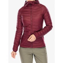 Kurtka damska Columbia Powder Pass II Hybrid Hooded Jacket. Czerwone kurtki damskie Odlo, bez wzorów, z wełny, bez kaptura, trekkingowe. Za 388.49 zł.