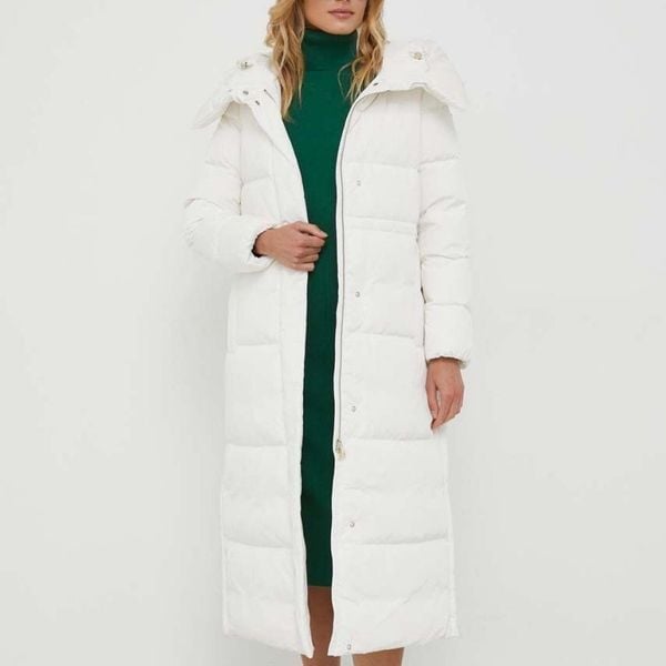 Kurtka GEOX W PHEBY Biały. Białe kurtki damskie Geox, bez wzorów, z tkaniny, bez kaptura. Za 760.99 zł.