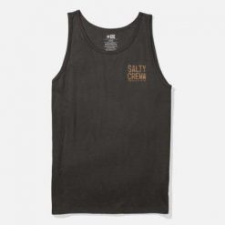 Koszulka na ramiączkach Salty Crew Tried and True Black. Czarne koszulki sportowe męskie SALTY CREW, bez wzorów, bez kołnierzyka, bez ramiączek. Za 148.01 zł.