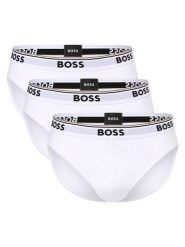 BOSS Slipy pakowane po 3 szt. Mężczyźni Bawełna biały, L. Białe slipki męskie Boss, l, bez wzorów, z bawełny. Za 219.95 zł.