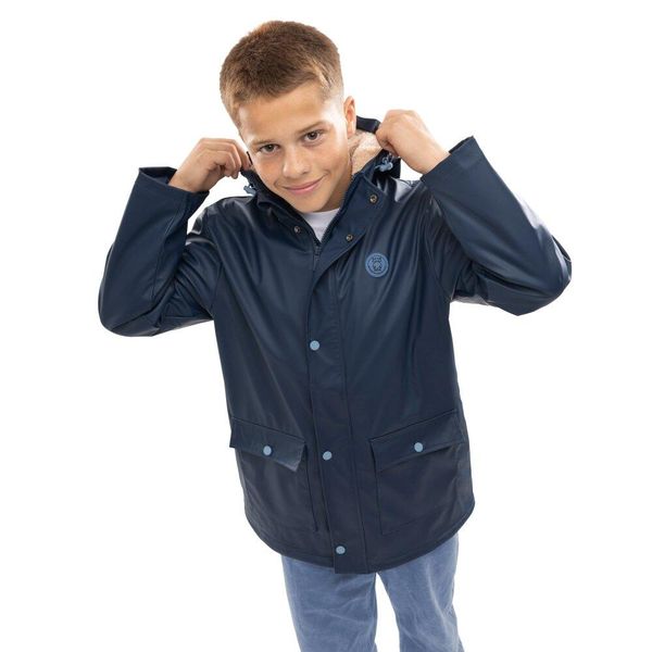 Chłopięca wodoodporna kurtka przeciwdeszczowa Lifestyle Siroko Planet. Niebieskie kurtki i płaszcze dla chłopców SIROKO, bez wzorów, z tkaniny, bez kaptura. Za 296.00 zł.