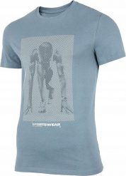 4f T-Shirt 4F H4Z22-TSM035 32S. T-shirty męskie 4f, m, bez wzorów, bez kołnierzyka. Za 55.58 zł.