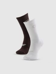 4F Skarpetki długie (2-pack) damskie 4F x Anna Lewandowska - multikolor 39-42. Skarpety damskie 4f, bez wzorów, z bawełny. Za 59.99 zł.