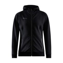 Damska bluza z kapturem Craft core soul hood. Szare bluzy damskie Craft, xs, bez wzorów, z bawełny, z kapturem. Za 317.80 zł.