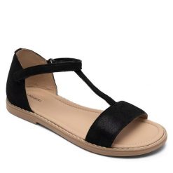 Sandały Lasocki Young. Czarne sandały dziewczęce Lasocki Young, bez zapięcia. Za 82.99 zł.