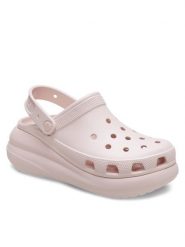Crocs Klapki Classic Crush Clog 207521 Różowy. Czerwone klapki damskie Crocs, bez wzorów, z tworzywa sztucznego, bez obcasa. Za 199.99 zł.